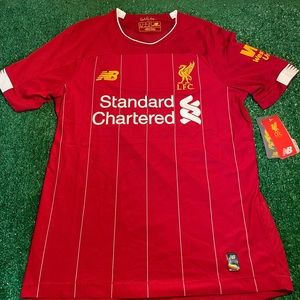 Authentic New Balance Liverpool Soccer Jersey Red